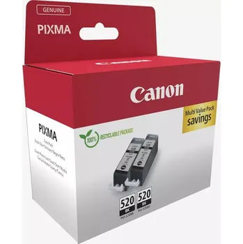 Canon PGI-520BK černá inkoustová cartridge (TWIN-PACK) – 2932B019