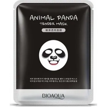 Pleťová maska BIOAQUA maska na obličej s motivem zvířat J481 Panda