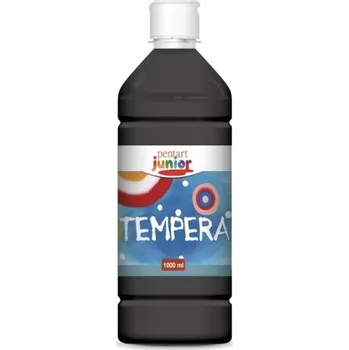 Výtvarná barva Pentart Temperová barva Junior PENTART 1000 ml ČERNÁ
