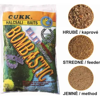 Krmivo pro rybičky Bombastic Traditional 1kg hrubší krmivo Stredne hrubé krmivo