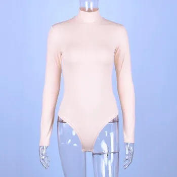 Body Dámské body s dlouhým rukávem B682 krémová XS