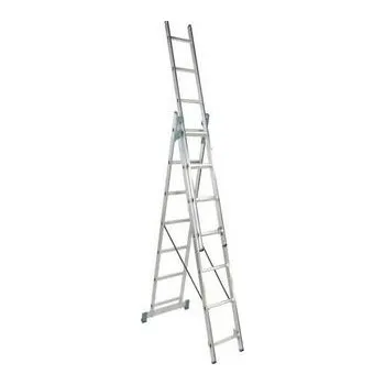 Žebřík Alve Žebřík trojd.univ.na schody 230/513cm Eurostyl 3x8 příček 12,6kg - AL7808
