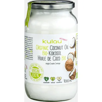 Rostlinný olej Kulau 100% BIO panenský kokosový olej raw 1000 ml