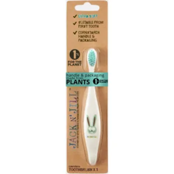 Zubní kartáček Jack N' Jill Dětský zubní kartáček extra měkký (Varianta: Zajíc)