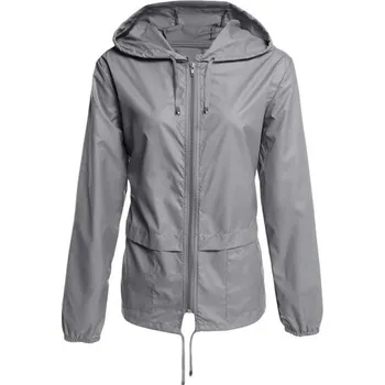 Dámská casual bunda Dámská nepromokavá bunda P1625 tmavě šedá L