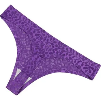 Kalhotky Dámská stylová tanga Fiona fialová M