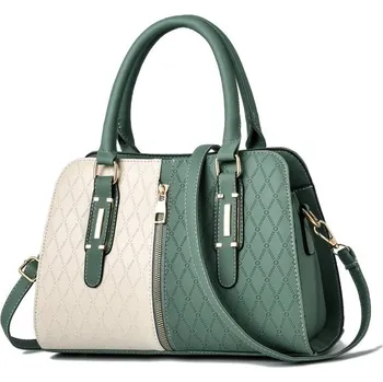 Kabelka Dámská kožená kabelka M1602 zelená