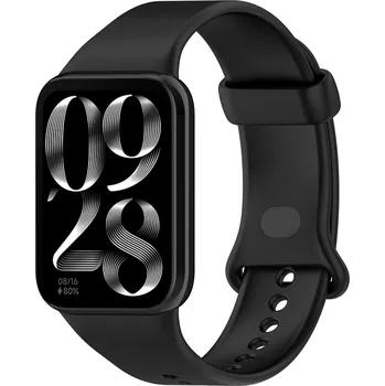 4wrist Silikonový řemínek pro Xiaomi 9 Pro a 8 Pro - Black + 2 měsíce na vrácení zboží