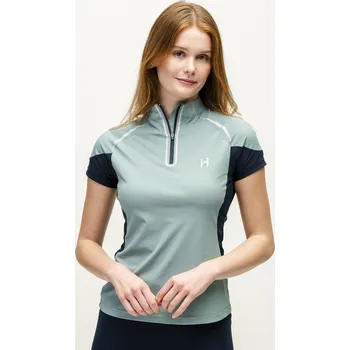 HORSEWARE Triko Stamina Horseware, s krátkým rukávem, dámské, sage XXS