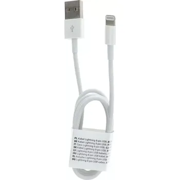 Datový kabel Kabel USB pro iPhone Lightning 8-pin C601 1 metr bílý