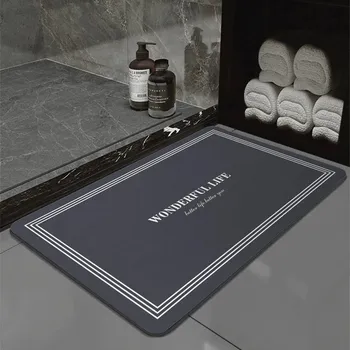 Koupelnová předložka Rychleschnoucí protiskluzová koupelnová předložka | koupelnové vybavení - 14 , 45 cm x 70 cm