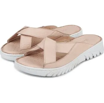 Dámské pantofle Vlnka Dámské kožené nazouváky Klaudie růžová velikost obuv dospělí 40