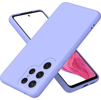 Pouzdro na mobilní telefon Tekuté silikonové pouzdro BORYA pro Samsung Galaxy S24 Ultra, ultratenké nárazuvzdorné měkké