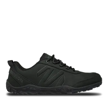 Pánská treková obuv BENNON Barefoot kožené grafitově černé, 40