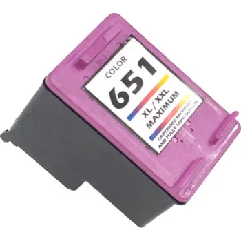 Inkoustová kazeta - HP C2P11AE (651XL) - color - renovovaná