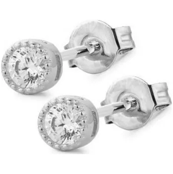 Náušnice Dámské náušnice pecky R65 stříbrná 2