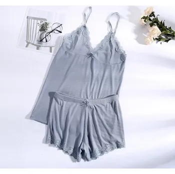 Dámské pyžamo Dámské pyžamo P3010 šedá XL