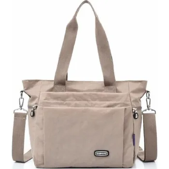 Kabelka Dámská plátěná kabelka M957 béžova