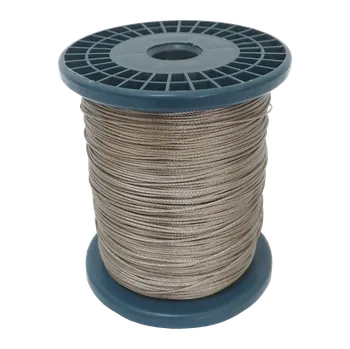 Železářství TOPTRADE lano nerezové, na cívce, 7 x 7 drátů, O 1,5 mm x 300 m (TOPTRADE lano nerezové, na cívce, 7 x 7 drátů, O 1,5 mm x 300 m)