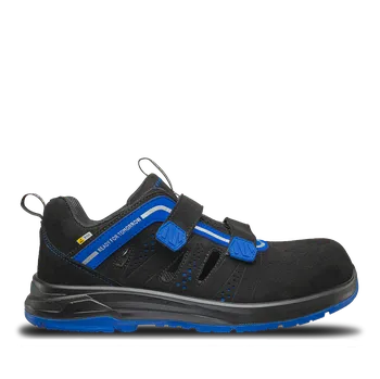 Pracovní obuv Pracovní sandály TRON S1PS ESD NM 4WIDE modré, 47