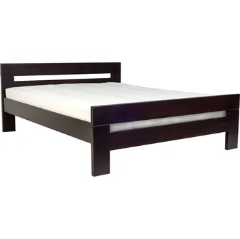 Postel Dřevěná postel Nancy, třešeň 120x190 cm