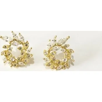 Náušnice Dámské náušnice H755 zlatá