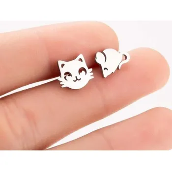 Náušnice Dámské peckové náušnice H815 zlatá 22