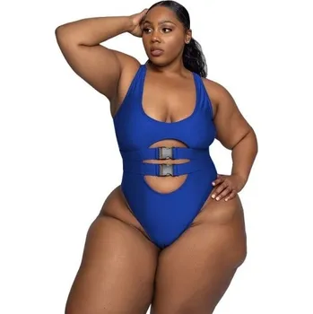 Dámské plavky Dámské plavky P1010 modrá XL