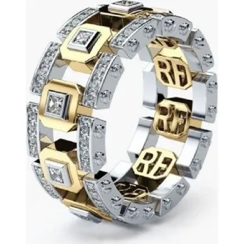 Prsten Dámský prstýnek D1559 zlatá 8