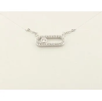 Náhrdelník Dámský náhrdelník s přívěskem D321 stříbrná 2
