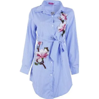 Dámská košile Dámská pruhovaná košile s vázáním S