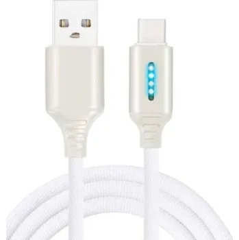 Datový kabel Datový kabel USB na Micro USB / USB-C K625 stříbrná 2