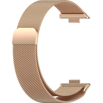 Příslušenství k chytrým hodinkám 4wrist Milánský tah pro Huawei Fit 3 - Milanese Loop Rose Gold + 2 měsíce na vrácení zboží