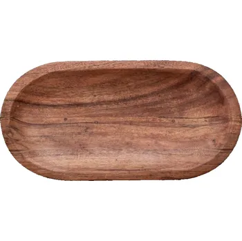 Gusta Ovální podnos z akácie (více rozměrů) Rozměr: 31 x 15,5 cm - doprava zdarma od 2 500 Kč