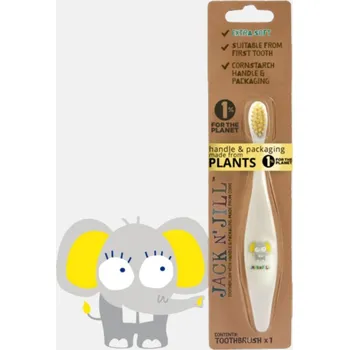Zubní kartáček Jack N' Jill Dětský zubní kartáček extra měkký (Varianta: Slon)