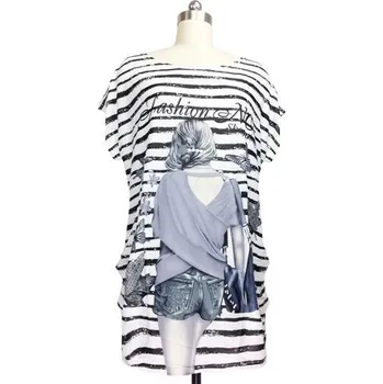 Dámské plus size tričko s potiskem XXL 4