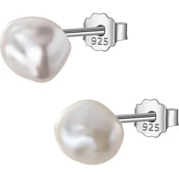 Náušnice Dámské peckové náušnice s perlou G915 2