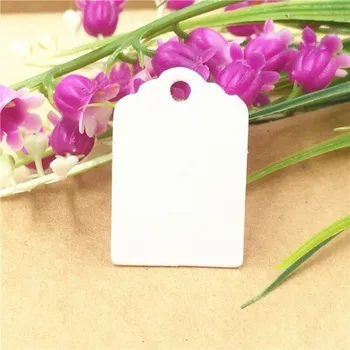 Dárková visačka Dárkové jmenovky 100 ks bílá 1