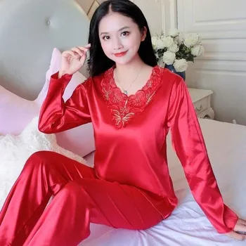 Dámské pyžamo Dámské pyžamo P3021 červená XS