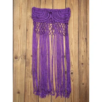 Dámská sukně Dámská pletená sukně P1138 fialová