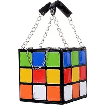 Kabelka Dámská kožená kabelka kostka