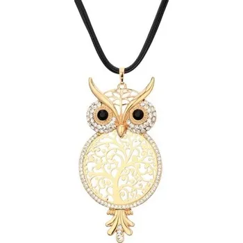 Náhrdelník Dámský náhrdelník se sovou D282 zlatá