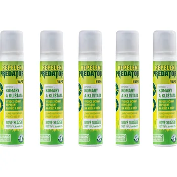 Repelent !!! AKCE 5 ks !!! PREDATOR 21% Vapo - 100 ml + DÁREK (vyberte po přidání do košíku, max. 1 dárek na celou objednávku)