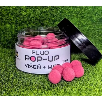 Boilies Fishing cat Višeň 11mm 60ml Pop-Up Boilies