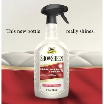 Pro koně Lesk a rozčesávač na srst, hřívu i ocas Absorbine ShowSheen Hmotnost balení: 3 800 ml