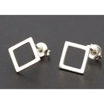 Náušnice Dámské peckové náušnice H864 stříbrná 14