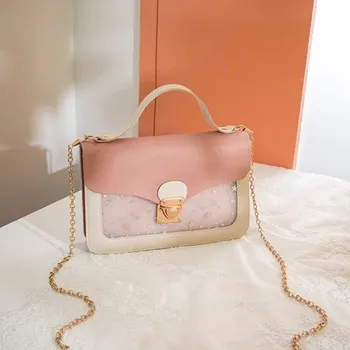 Kabelka Dámská crossbody kabelka M853 starorůžová