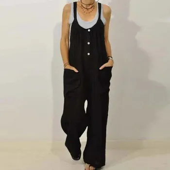 Dámský overall Dámský overal s kapsami A1998 černá XL