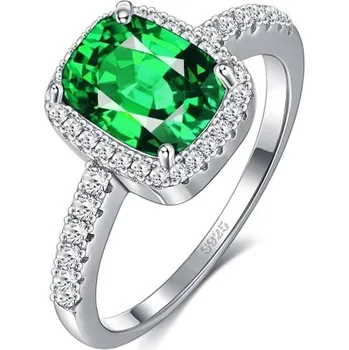 Prsten Dámský prstýnek D1143 zelená 8