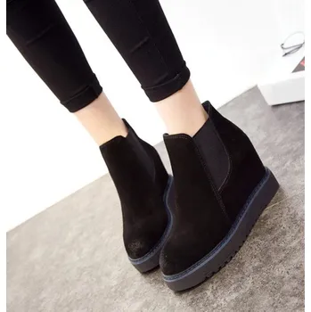 Dámské tenisky Dámské zimní kotníkové boty J1814 černá 35